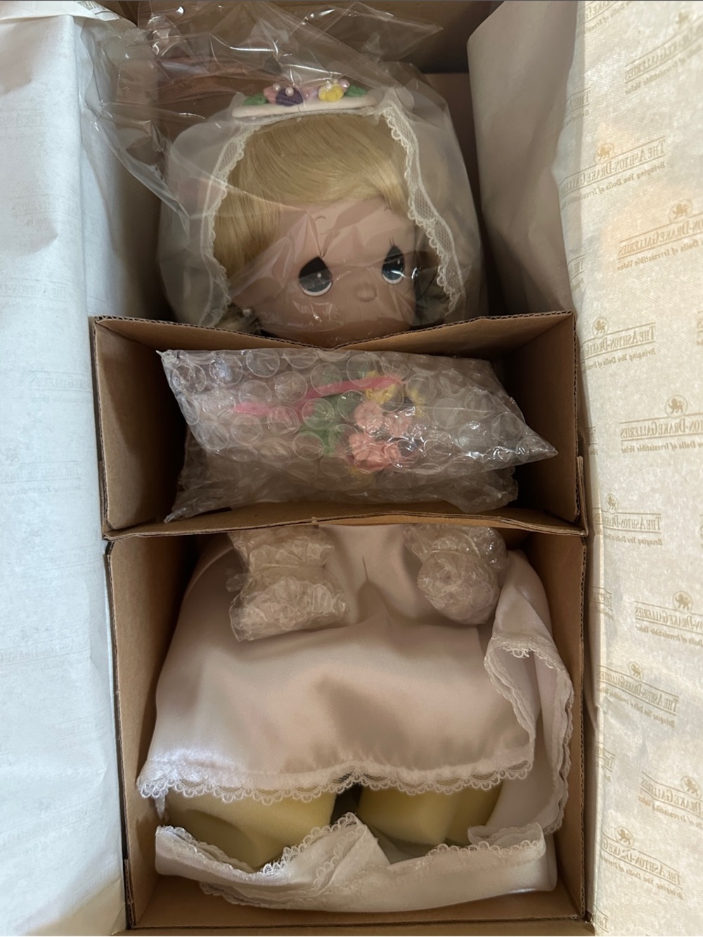 Precious Moments Bridal Porcelain Doll New in  Box
